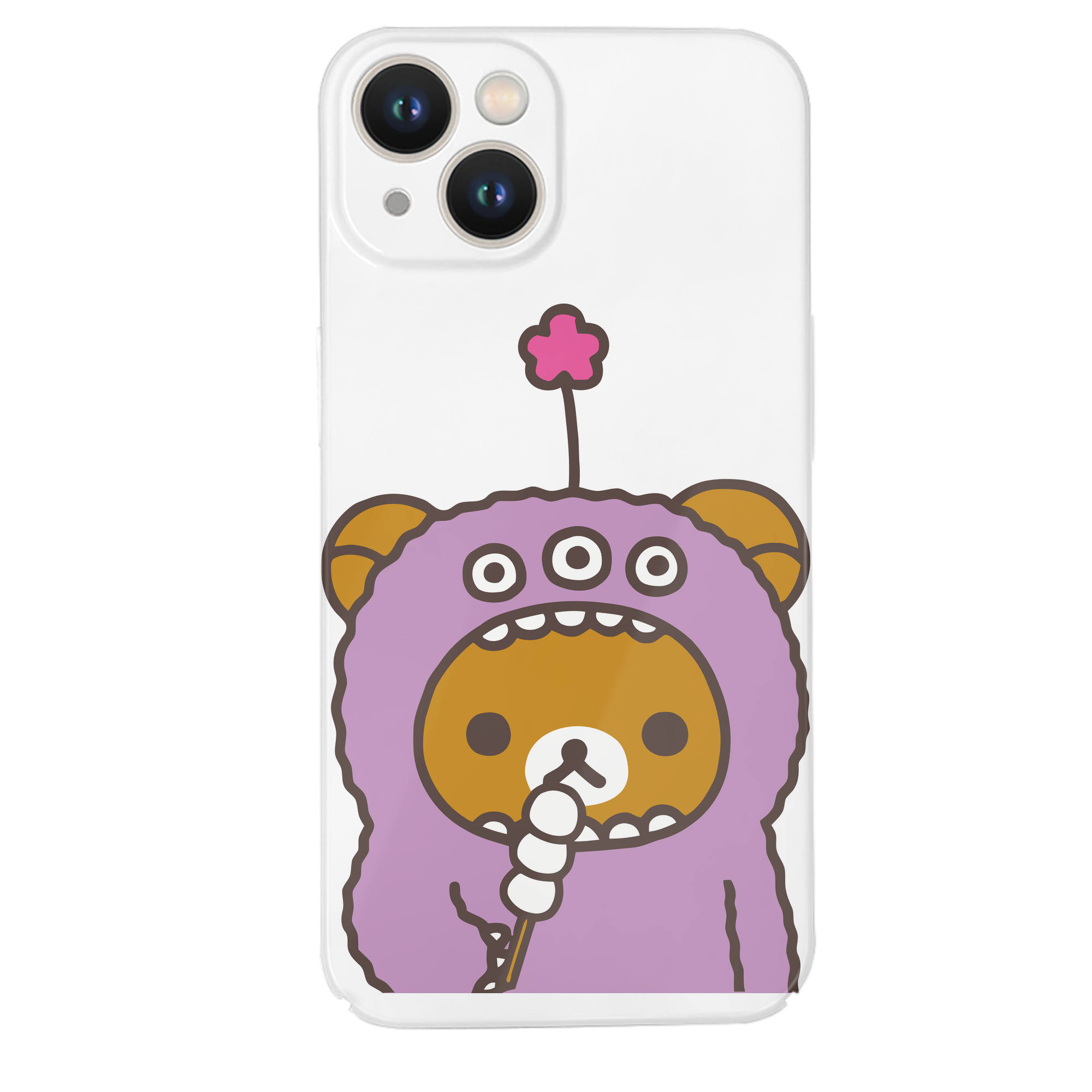 （画像用） リラックマ リラックマ キイロイトリ Rilakkuma Korilakkuma Kiiroitori 【iPhone 14シリーズ対応】ハードケース